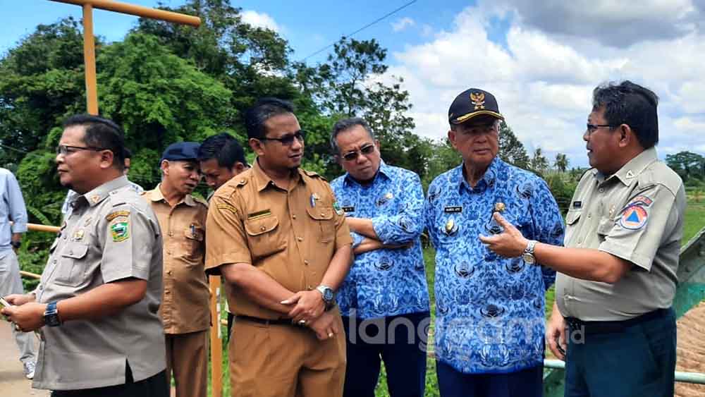 Jembatan Sikabu untuk MTQ 2020 diperbaiki oleh BNPB Sumbar