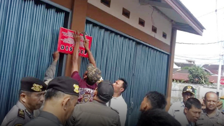 Banguan Disegel karena Tak Sesuai IMB