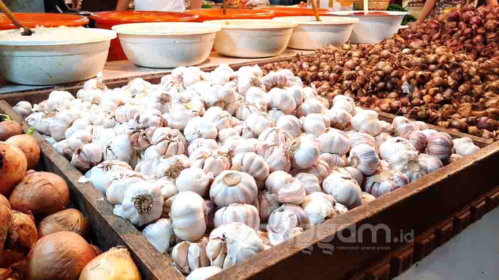 Harga Bawang Putih di Pasar Sawahlunto