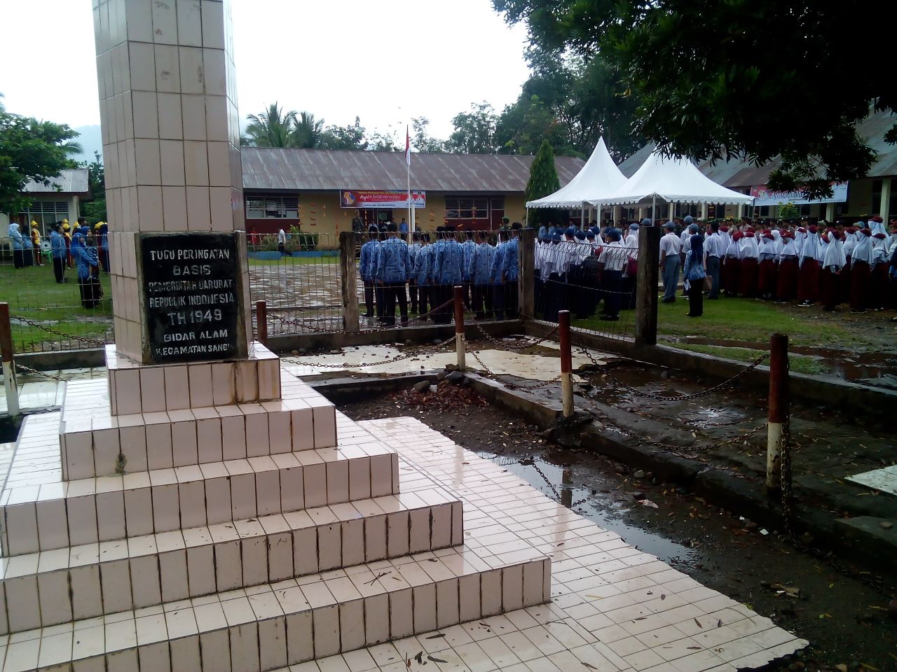SMAN 2 Solok Selatan di Pusat PDRI Bidar Alam. (Foto: ist)