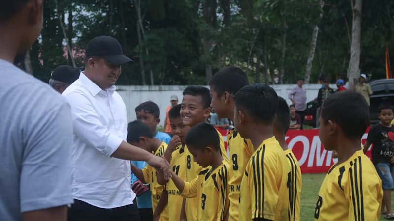 28 Tim Sepak Bola Usia Dini Perebutkan Piala Bupati Dharmasraya