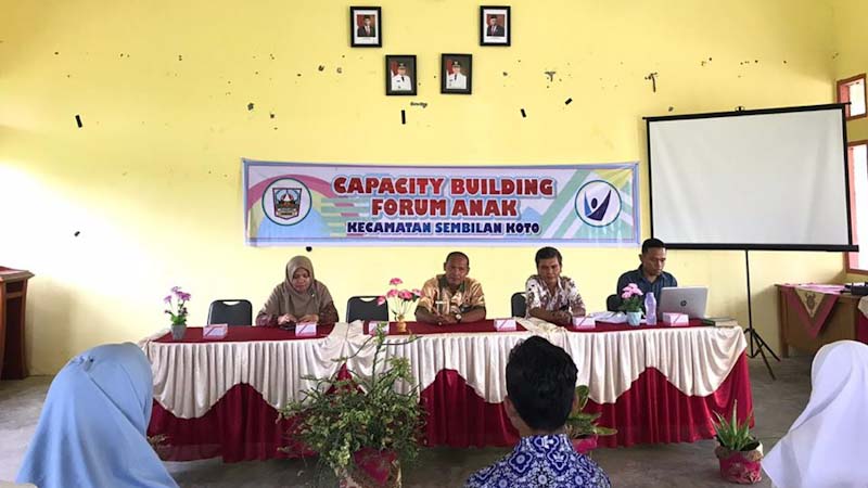 11 Kecamatan di Dharmasraya Bentuk Forum Anak