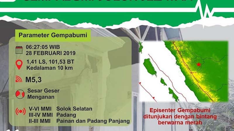 Setahun Gempa Solok Selatan, BMKG Ingatkan untuk Selalu Waspada