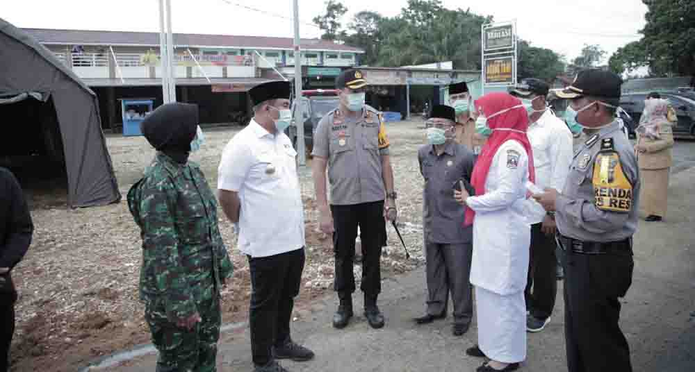 Dirikan Posko Covid-19 di Perbatasan Sumbar-Jambi, Pemkab Dharmasraya Kekurangan APD