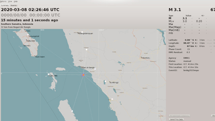 Gempa Air Bangis. Pasaman Barat