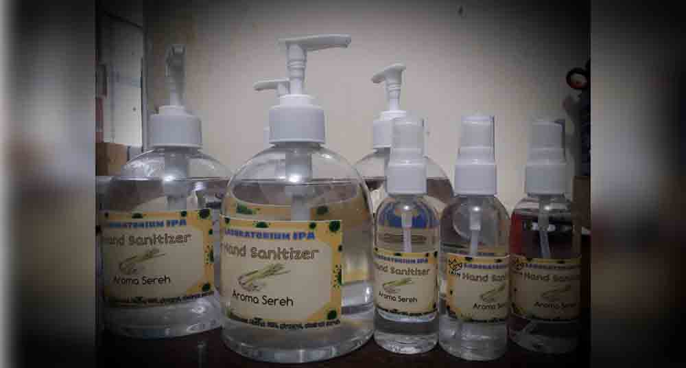 Dosen IAIN Batusangkar Ciptakan Hand Sanitize