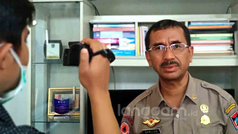 Kepala BPBD Kota Padang Barlius