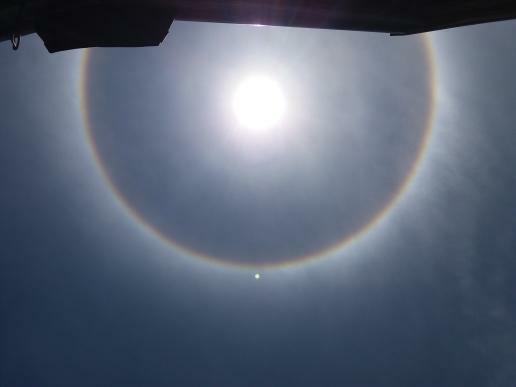 Fenomena Halo Matahari. di Padang Panjang