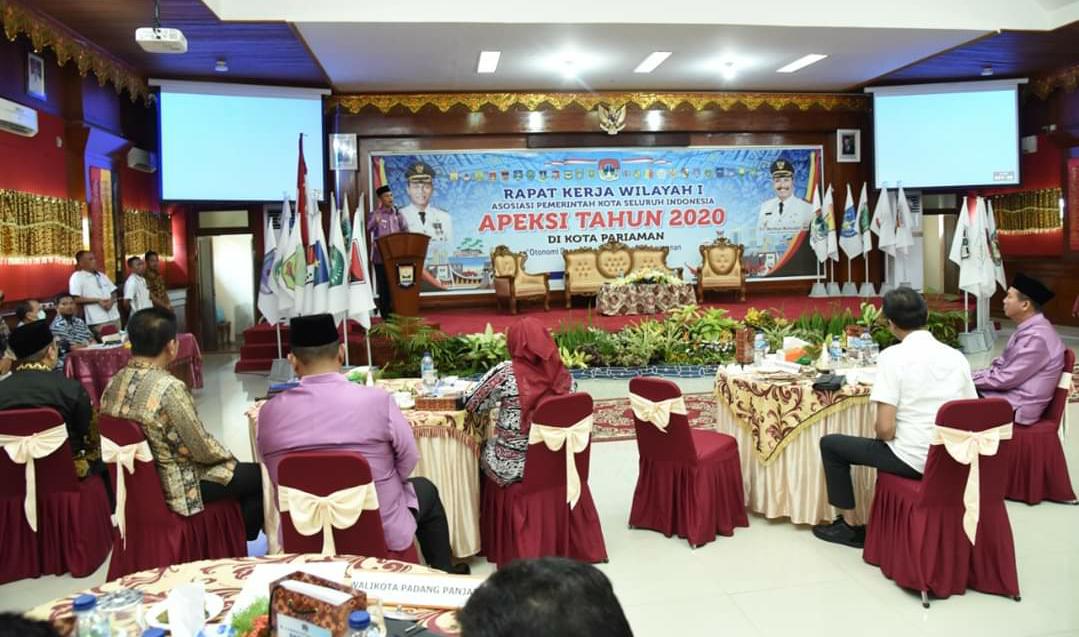 24 Wali Kota Raker di Pariaman, Salah Satunya Bahas Penanganan Corona
