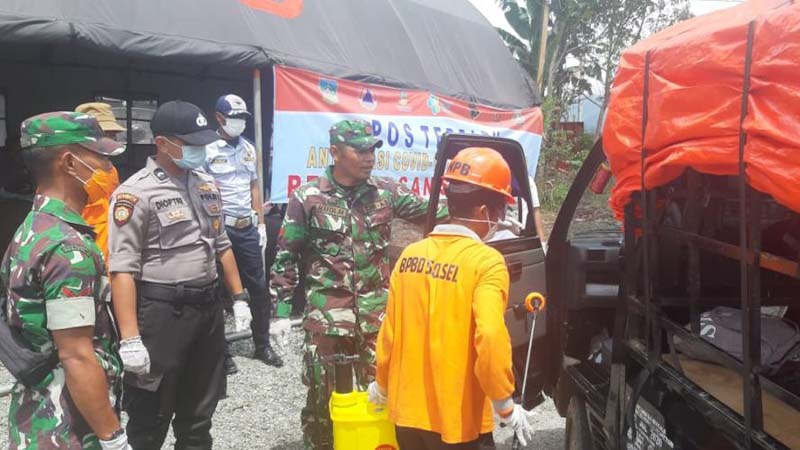 Satgas Solok Selatan Periksa Pendatang di 2 Titik Masuk Sumbar
