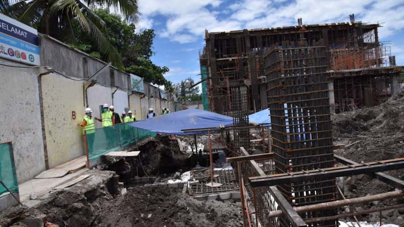 Proses Pembangunan Pasar Pariaman Sudah 28 Persen