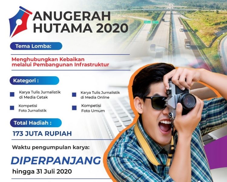 Poster lomba jurnalistik Anugerah Hutama. (Foto: ist)