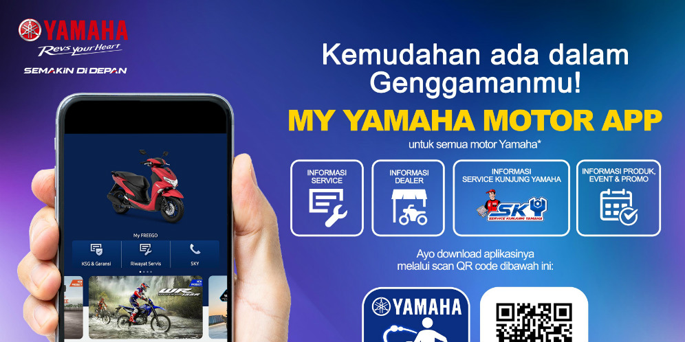Manjakan Konsumen, Yamaha Indonesia Kenalkan Aplikasi My Yamaha Motor
