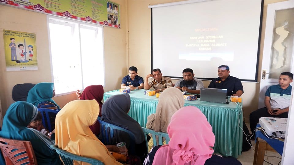 Kemen PUPR Beri Bantuan 7 Desa Kelurahan di Pariaman