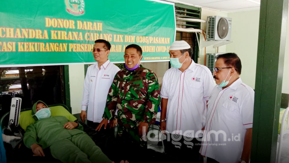 Kodim 0305 Pasaman Gelar Donor Darah Masal