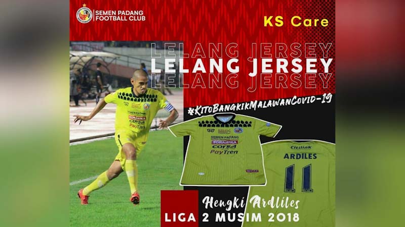 Semen Padang FC Gelar Lelang Jersey untuk Donasi Tim Medis Covid-19