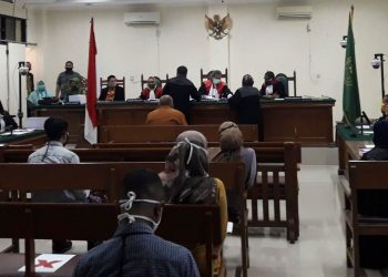 Suasana sidang di Pengadilan Tipikor pada Pengadilan Negeri Padang. (Foto: Humas KPK)