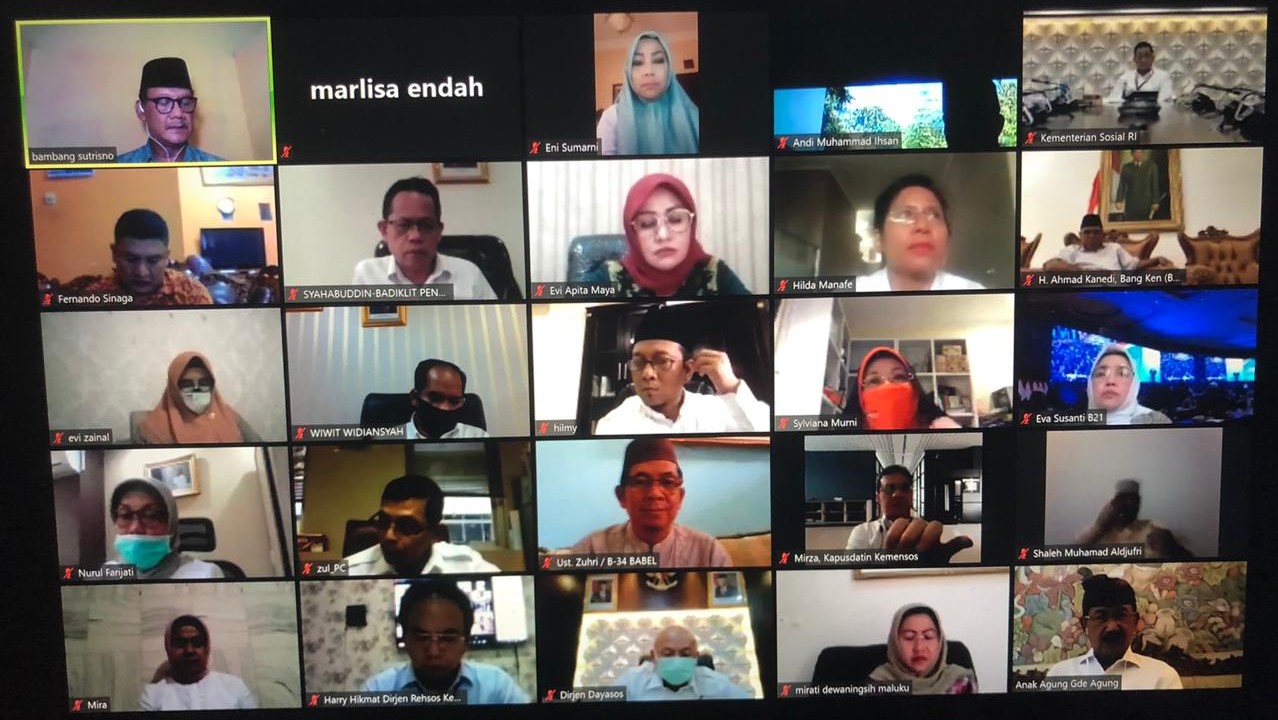 Komite III DPD RI Gandeng Kemensos Salurkan Bansos Penanganan Dampak Covid-19