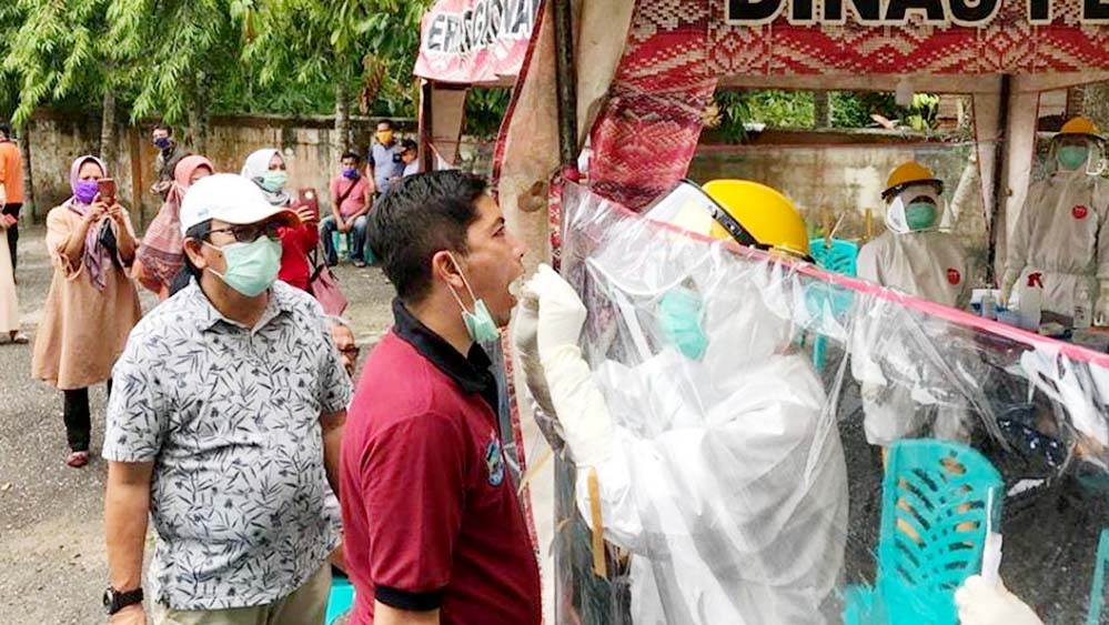 Pastikan Bebas dari Corona Pemko Sawahlunto Periksa 1.600 Sampel