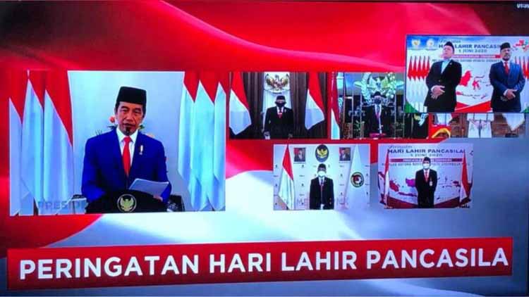 Peringatan Hari Lahir Pancasila Secara Virtual