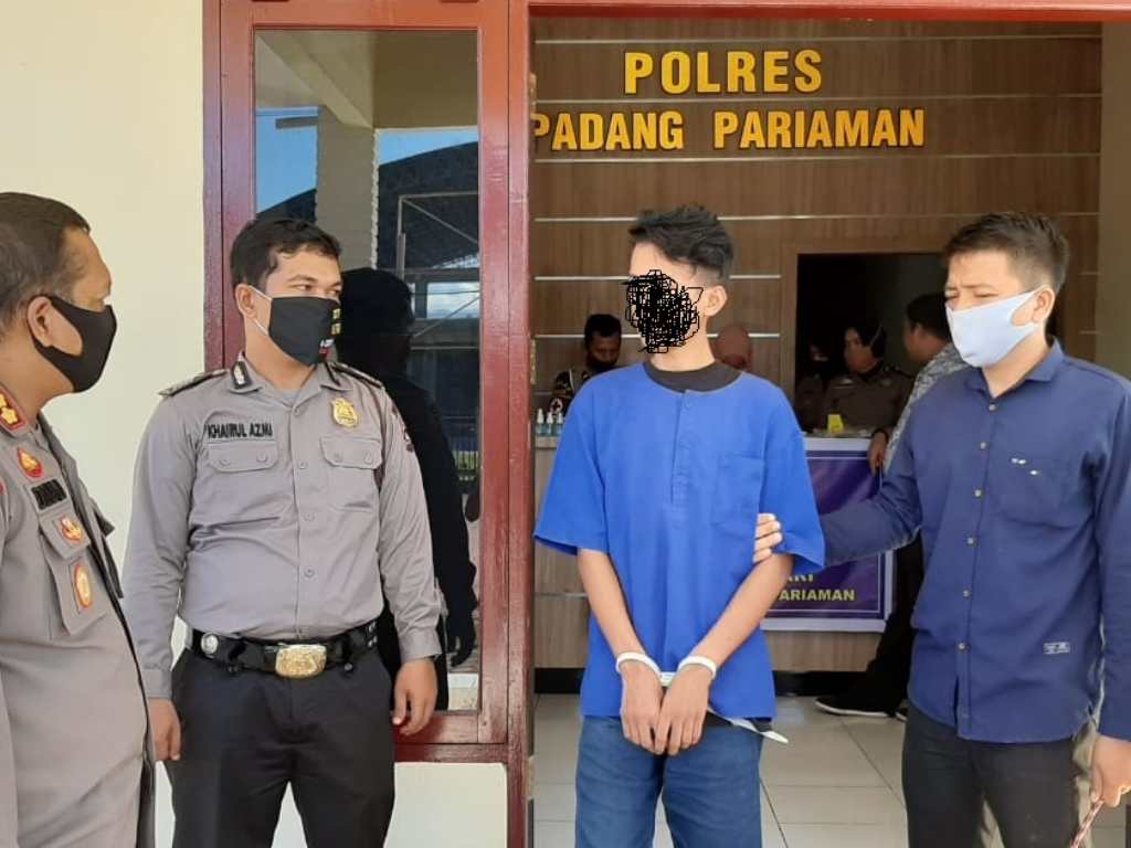 Tersangka R, pelaku pencurian di Padang Pariaman. (Foto: Dok.Polisi)