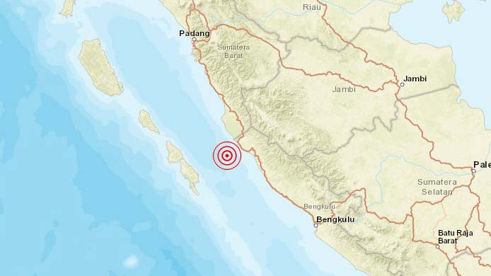 Gempa Magnitudo 5,7 Dirasakan Cukup Kuat di Pesisir Selatan dan Padang