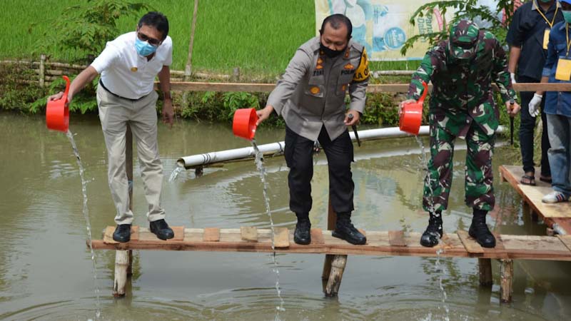 Gubernur, Kapolda dan Danrem Kunjungi Bersama Kampung Tangguh di Payakumbuh