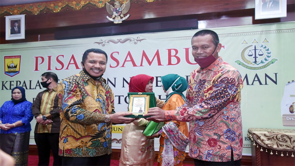Gelar Pisah Sambut Kejari Pariaman, Begini Harapan Wako Genius Umar