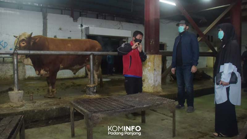 Petugas Rumah Potong Ungkap Kiat Menjaga Kualitas Daging Sapi Padang Panjang