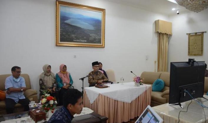 Di Masa Pandemi, Masyarakat Tepi Selo Lintau Gelar Halal bi Halal Virtual