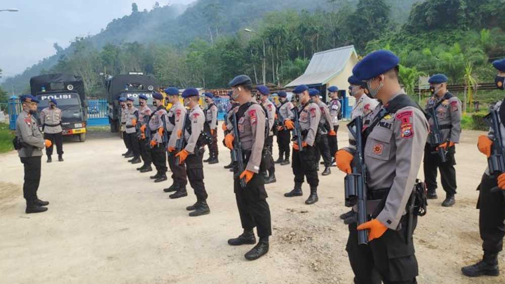 Antisipasi Premanisme, Polres Sijunjung Kerahkan Personel Jaga PT Kemilau Permata Sawit
