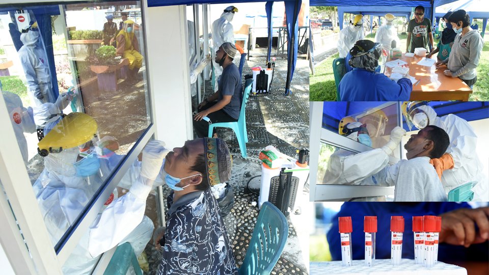 Pemko Pariaman Gelar Tes Swab untuk Pedagang Pasar