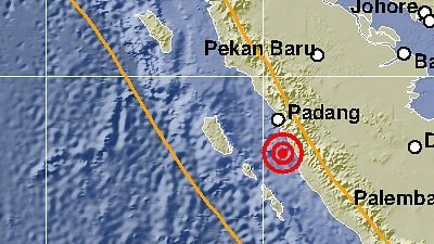 BMKG: Jumat Pagi, Ada Gempa Magnitudo 4.0 di Pesisir Selatan