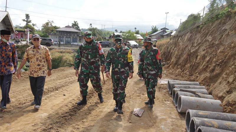 Jalan Baru di tanah datar
