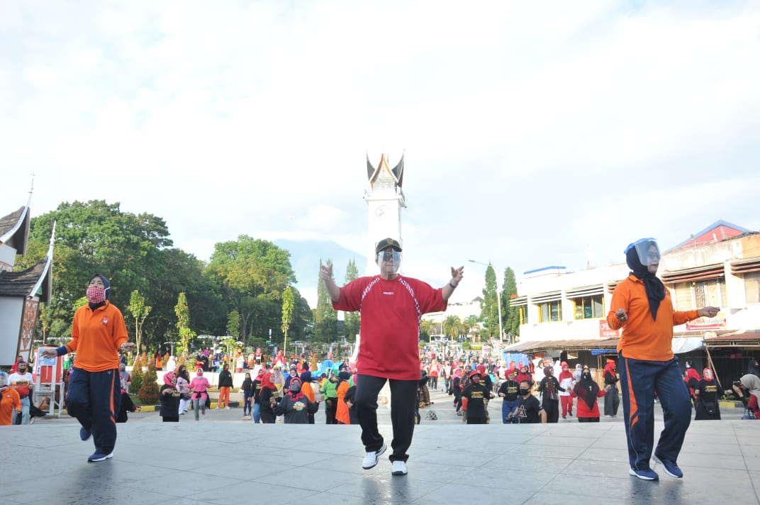 Wagub Sumbar Berolahraga