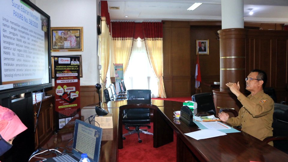 Wako Pariaman Diapresiasi dalam Webinar Nasional IAPA Sumbar