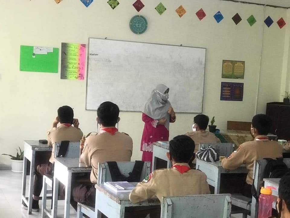 Suasana sekolah tatap muka di Padang Panjang