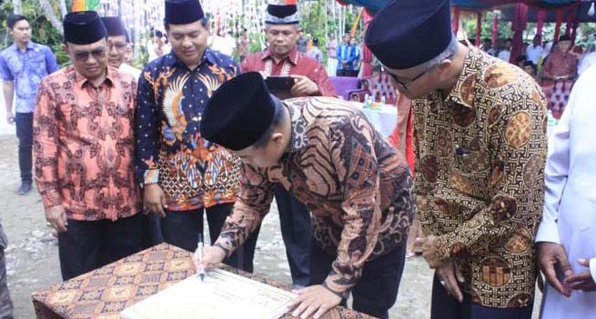 Bupati Dharmasraya Resmikan Rumah Tahfidz