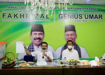 Tim Fakhrizal-Genius Umar Laporkan Seluruh Komisioner KPU Sumbar Ke DKPP RI