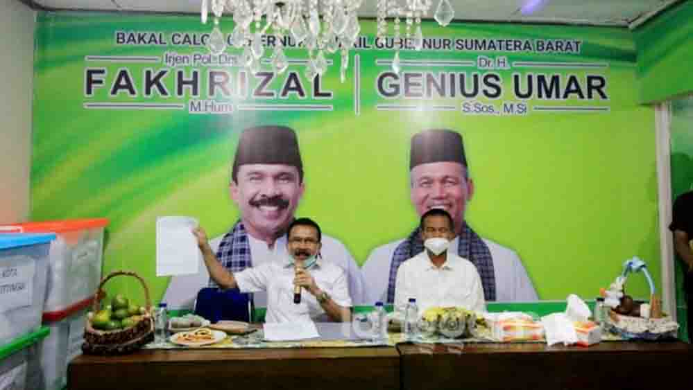 Tim Fakhrizal-Genius Umar Laporkan Seluruh Komisioner KPU Sumbar Ke DKPP RI
