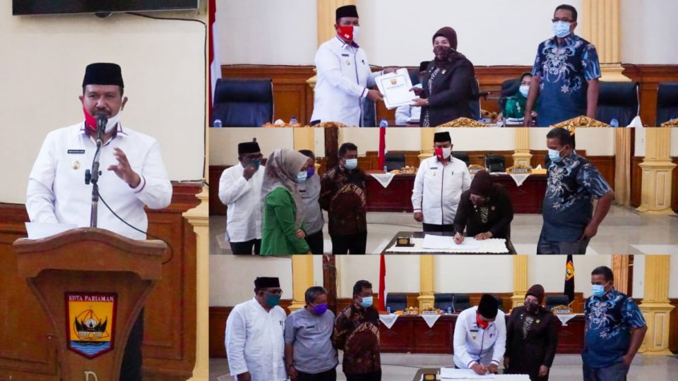 DPRD Setujui KUA-PPAS Perubahan APBD Kota Pariaman 2020