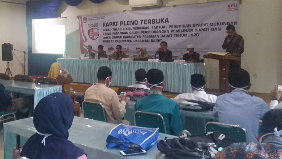 Penuhi Syarat Dukungan, Agus-Romi Bisa Daftar Pilkada Pasaman Barat