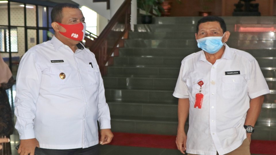 Wawako Pariaman Mardison Ajak Pemangku Kepentingan dan Masyarakat Tes Swab