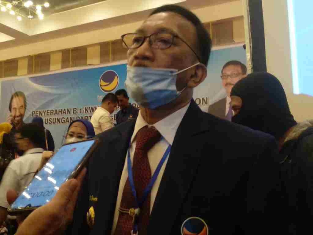 Ketua DPW Partai Nasdem Sumbar Hendrajoni. (Foto: Irwanda)