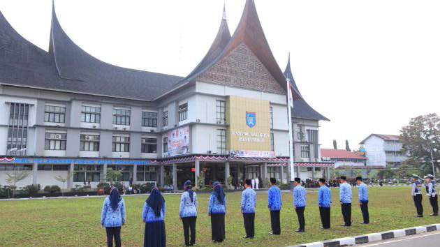 Upacara HUT Ke-75 RI di Payakumbuh Berlangsung Minimalis