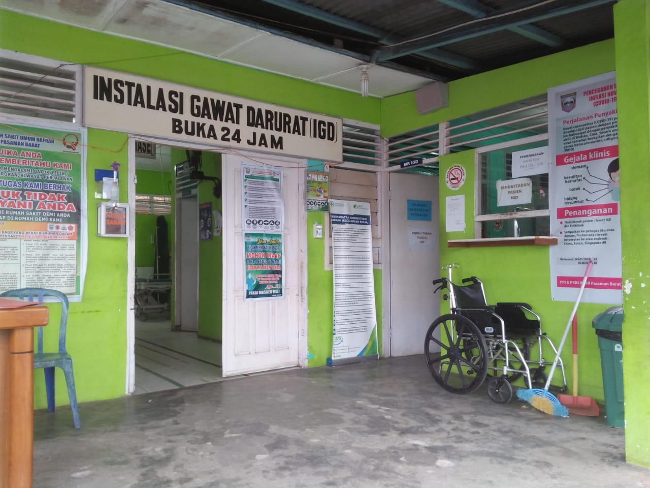 Salah satu ruangan di RSUD Pasaman Barat