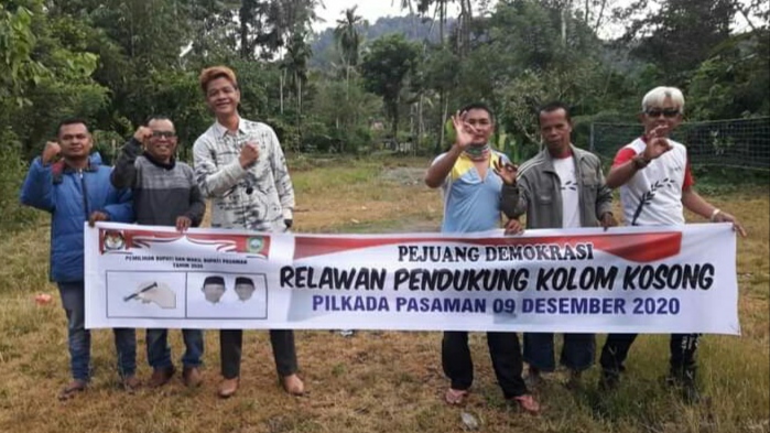 Gerakan Dukung Kolom Kosong Muncul di Pilkada Pasaman