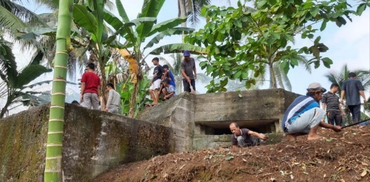 Wawako Pariaman Bersihkan Bunker, Situs Peninggalan Perang Dunia di Pariaman