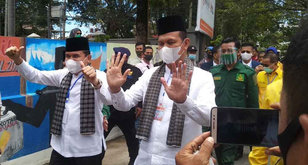 Fakhrizal-Genius Mendaftar ke KPU Sumbar, Optimistis Menang di Pilgub Sumbar