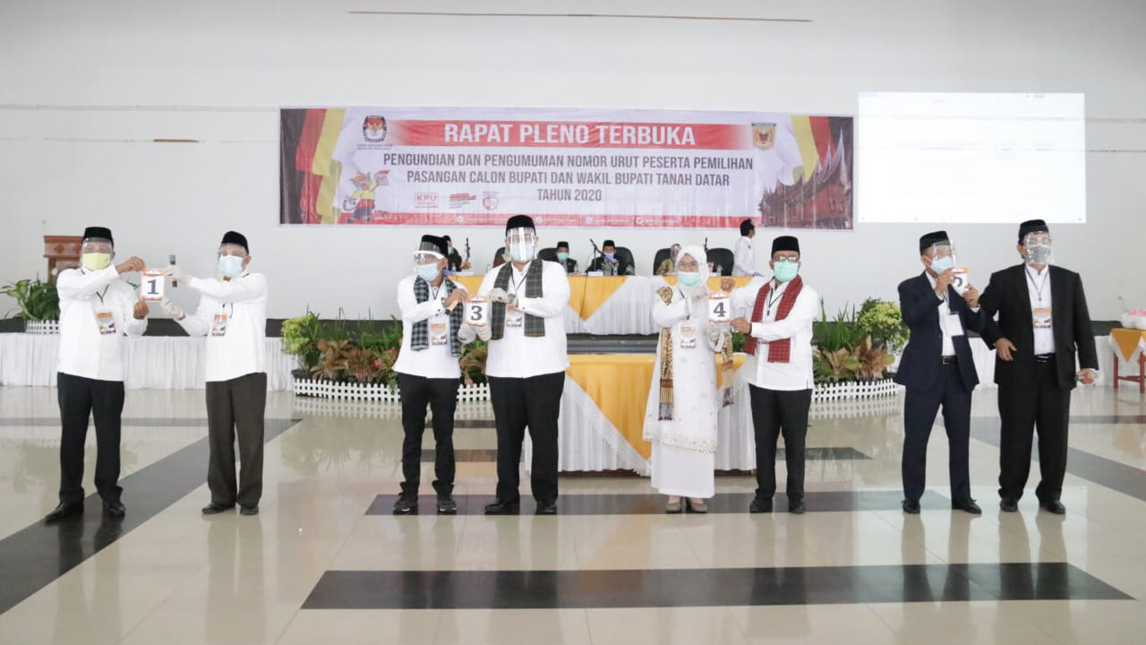 Pilkada Tanah Datar, Satu Paslon Laporkan Dana Kampanye Rp50 Ribu